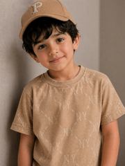 Boys Monogram Print Co-ord Set - BCSRN100