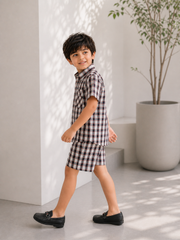 Boys Classic Check Co-ord Set - BCSC53