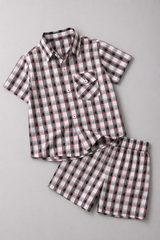 Boys Classic Check Co-ord Set - BCSC53