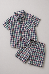 Boys Classic Check Co-ord Set - BCSC54