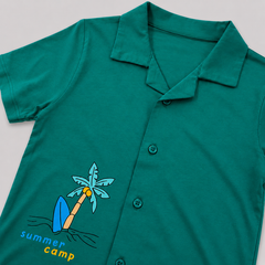 Summer Escape Camp Collar Button-Down Shirt - BCOS1011