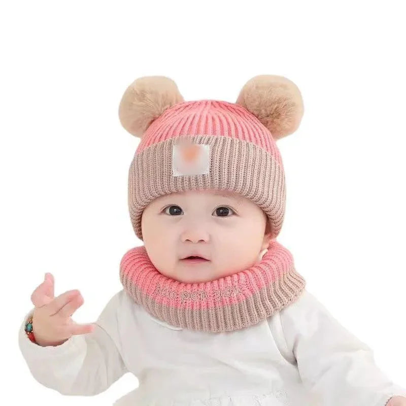 BC111 - Woolen Cap with Neck Warmer- 2pc Set - Maa Sadqay