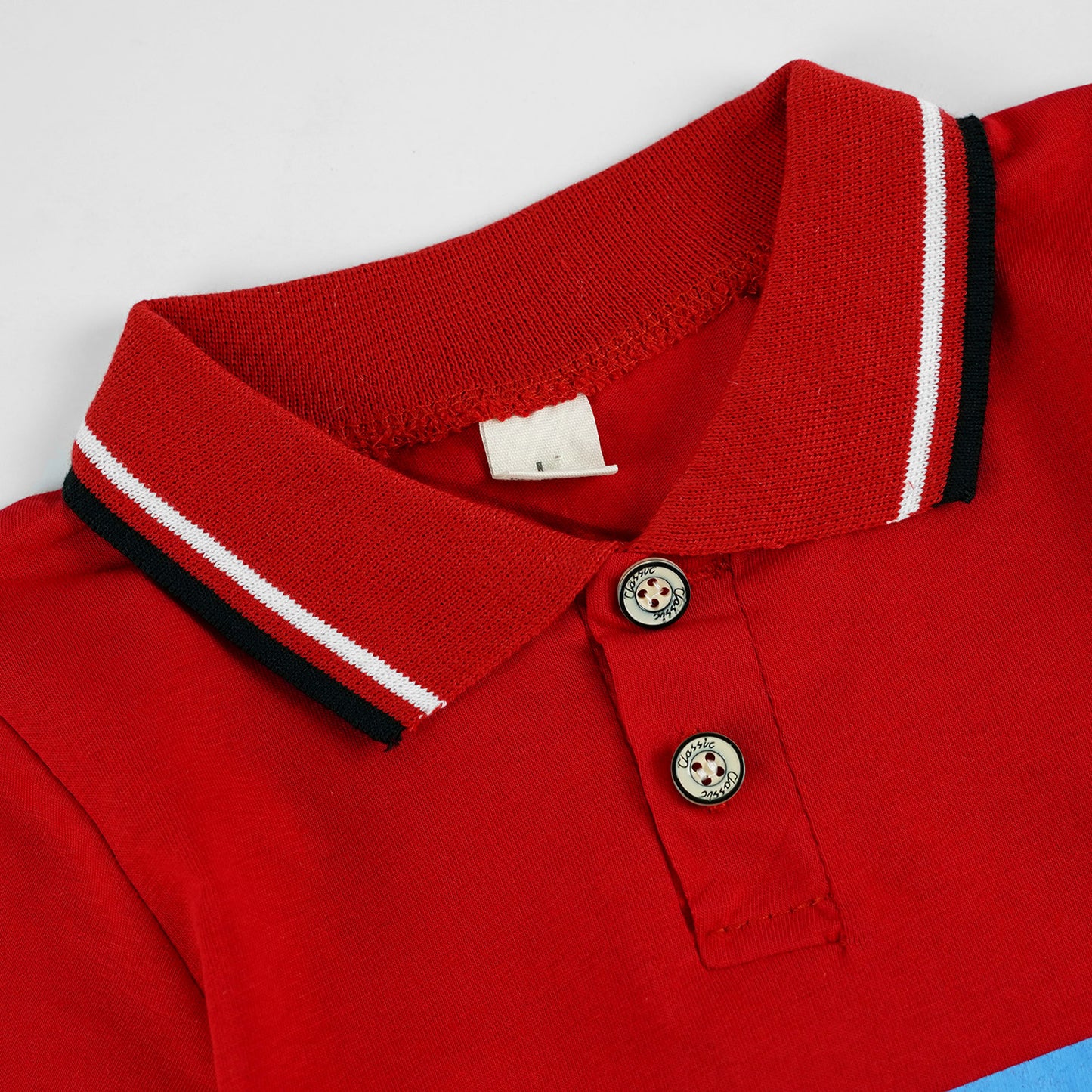 Polo Shirt & Shorts Set |Red Rail -PD106
