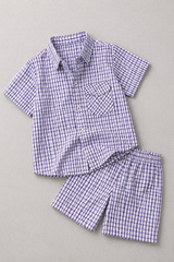 Boys Classic Check Co-ord Set - BCSC51