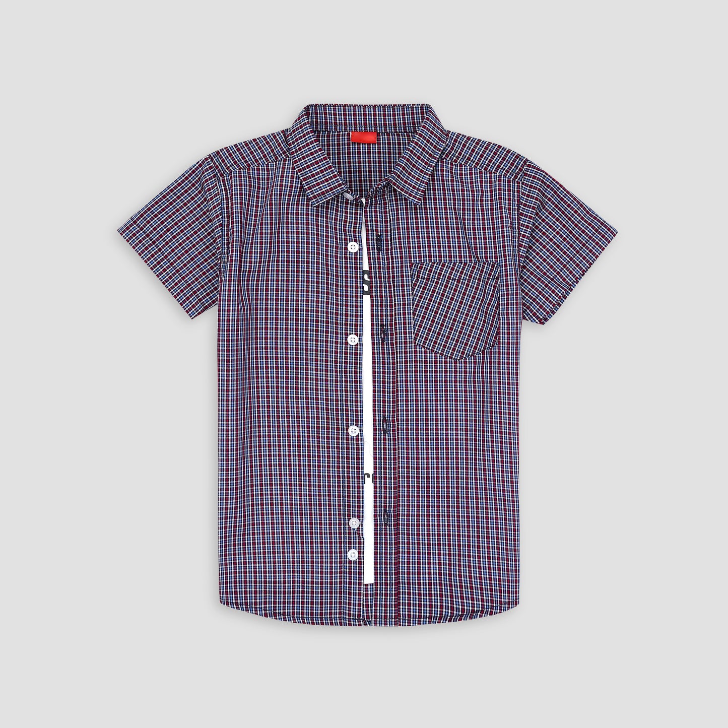 Mini Checkered Multi Double Shirt -White Inner -DS113