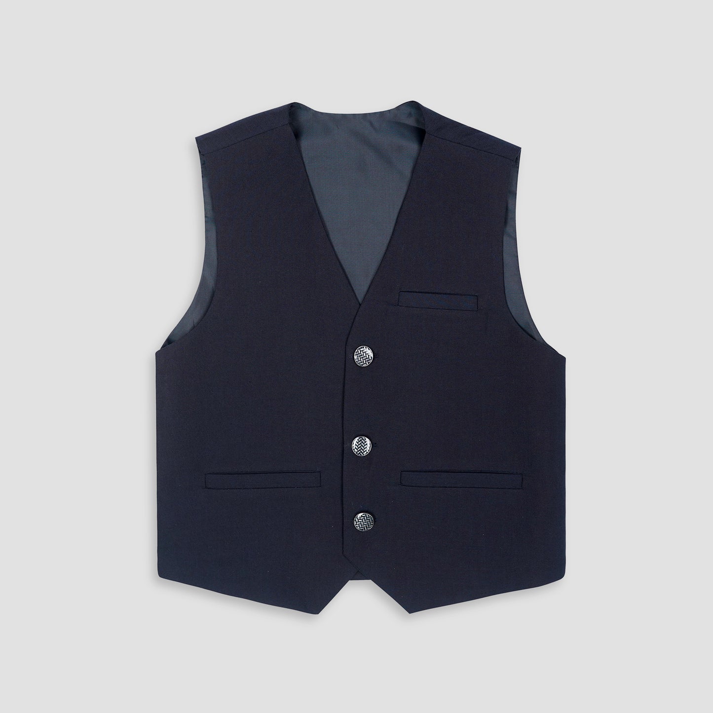 Boys Waistcoat V-Neck -Navy -WC12