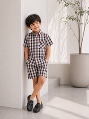 Boys Classic Check Co-ord Set - BCSC53
