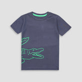 Boys Alligator T-Shirt-Dark Grey -TS006 - Maa Sadqay