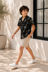 Boys Striped Relaxed Fit Cotton Shirt -BCS150