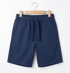 Boys Lightweight Drawstring Summer Shorts - BSNB01 (Navy Blue)