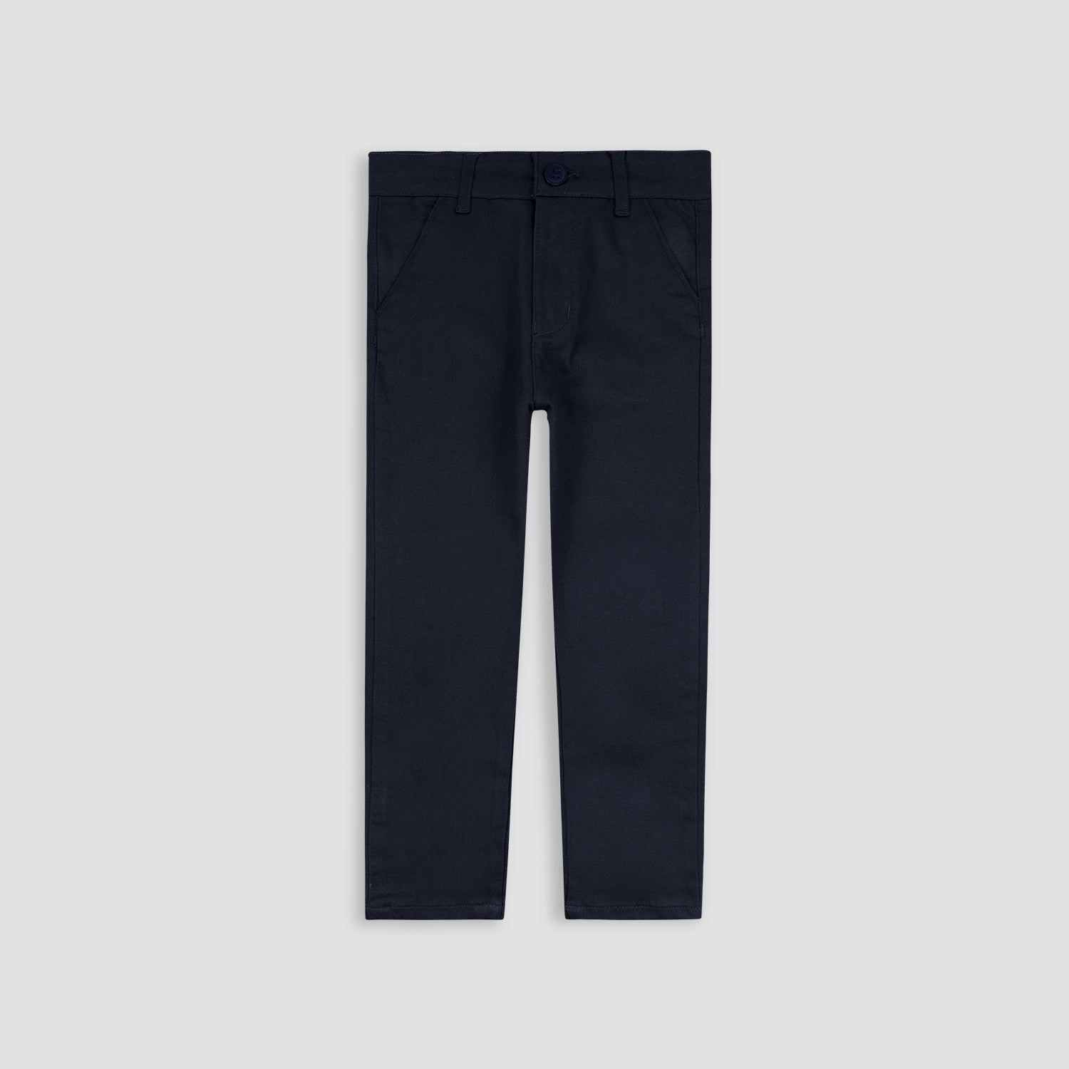 Sleek Cotton Pant-Navy - Maa Sadqay