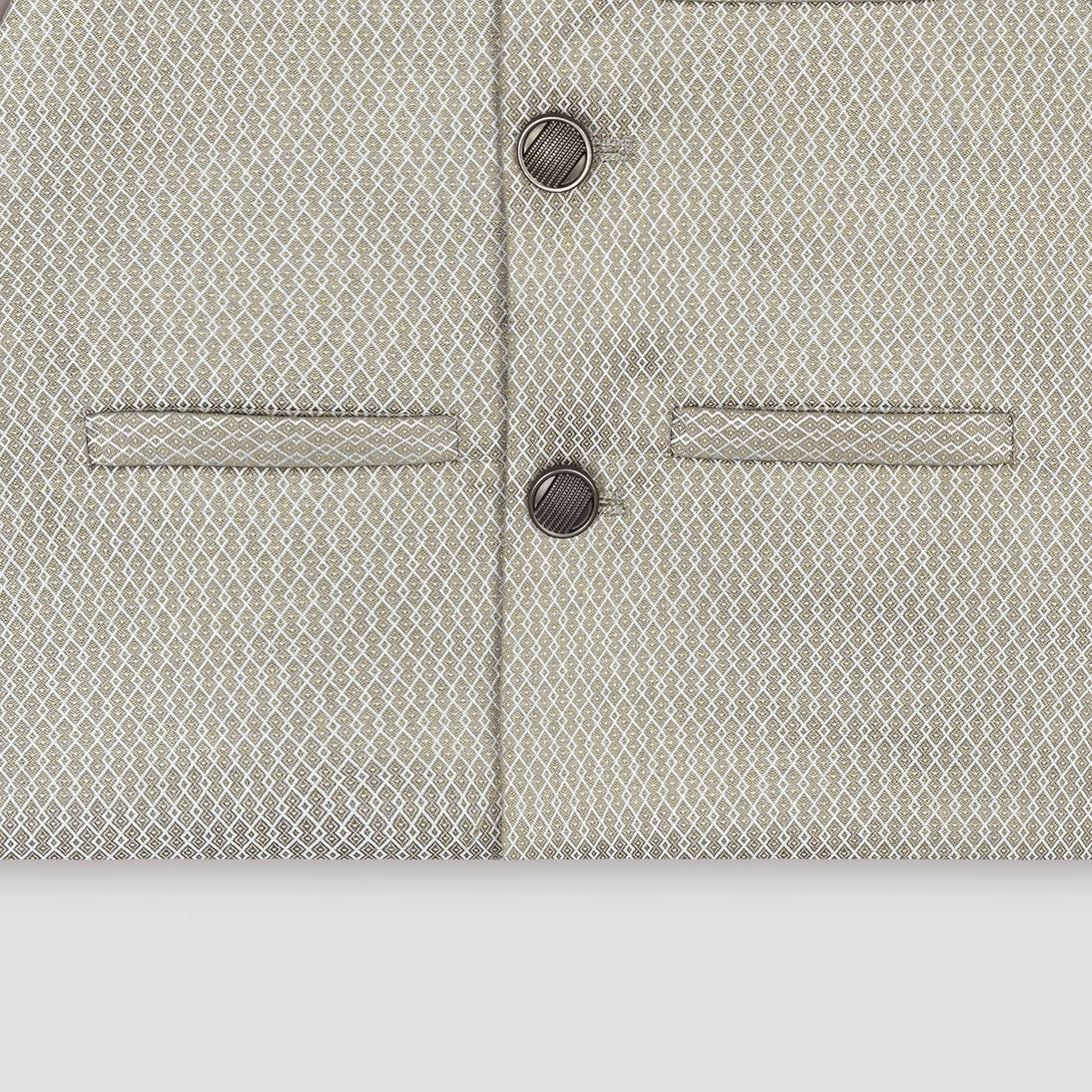 Boys Waistcoat Textured Silver Skin -WC22