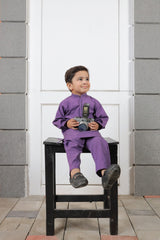 Purple Passion Boys Suit - Maa Sadqay