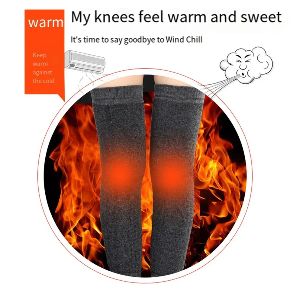 Over Knee High Footless Leg Warmers - Maa Sadqay