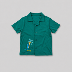 Summer Escape Camp Collar Button-Down Shirt - BCOS1011