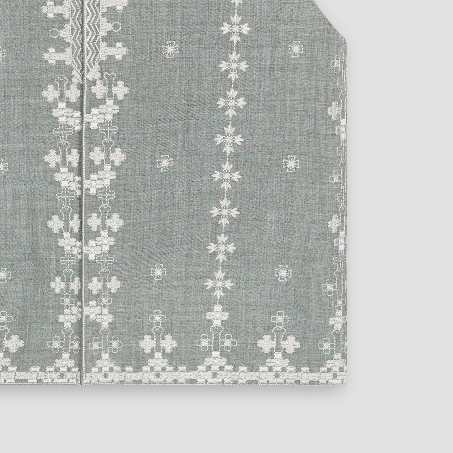 Boys Embroidered Waistcoat Soft Blue-WC03