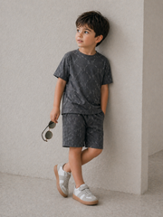 Boys Monogram Print Co-ord Set - BCSRN103