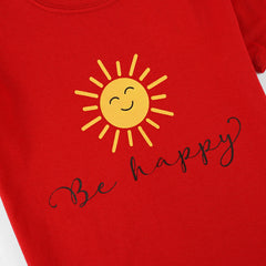 Be Happy T-Shirt -TS139 - Maa Sadqay