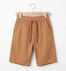 Boys Lightweight Drawstring Summer Shorts - BSRU01 (Rust)