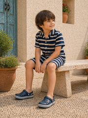 Boys Premium Waffle Knit Summer Co-ord Set - BCSOM155