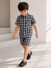 Boys Classic Check Co-ord Set - BCSC54