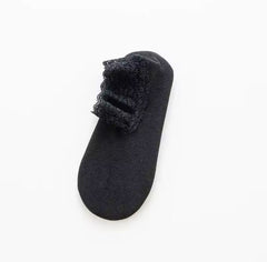 Thermal Fleece Socks with Lace