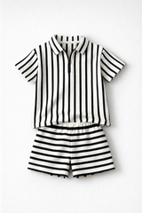 Boys Premium Waffle Knit Summer Co-ord Set - BCSOM152
