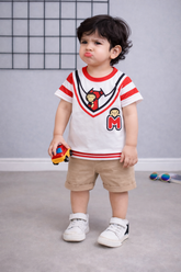 Kids Cotton T-Shirt & Shorts Set |Ape Gentleman -CS1101
