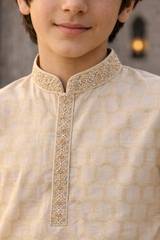 Premium Al karam Cotton jacquard Kurta Pajama SEt For Boys - Art 2104