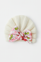 Woolen Turban Caps - Multi Bow