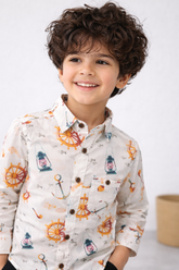 Tropical Casual shirt -BCS12 - Maa Sadqay