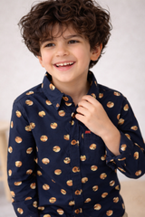 Black Marbles Casual shirt -BCS16 - Maa Sadqay