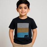 Boys T-Shirt-Black -TS007