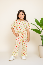 Watermelon Party-Crop-top with Bell Bottom -CT173 - Maa Sadqay
