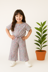 Garden Vibes -Crop-top with Bell Bottom -CT163