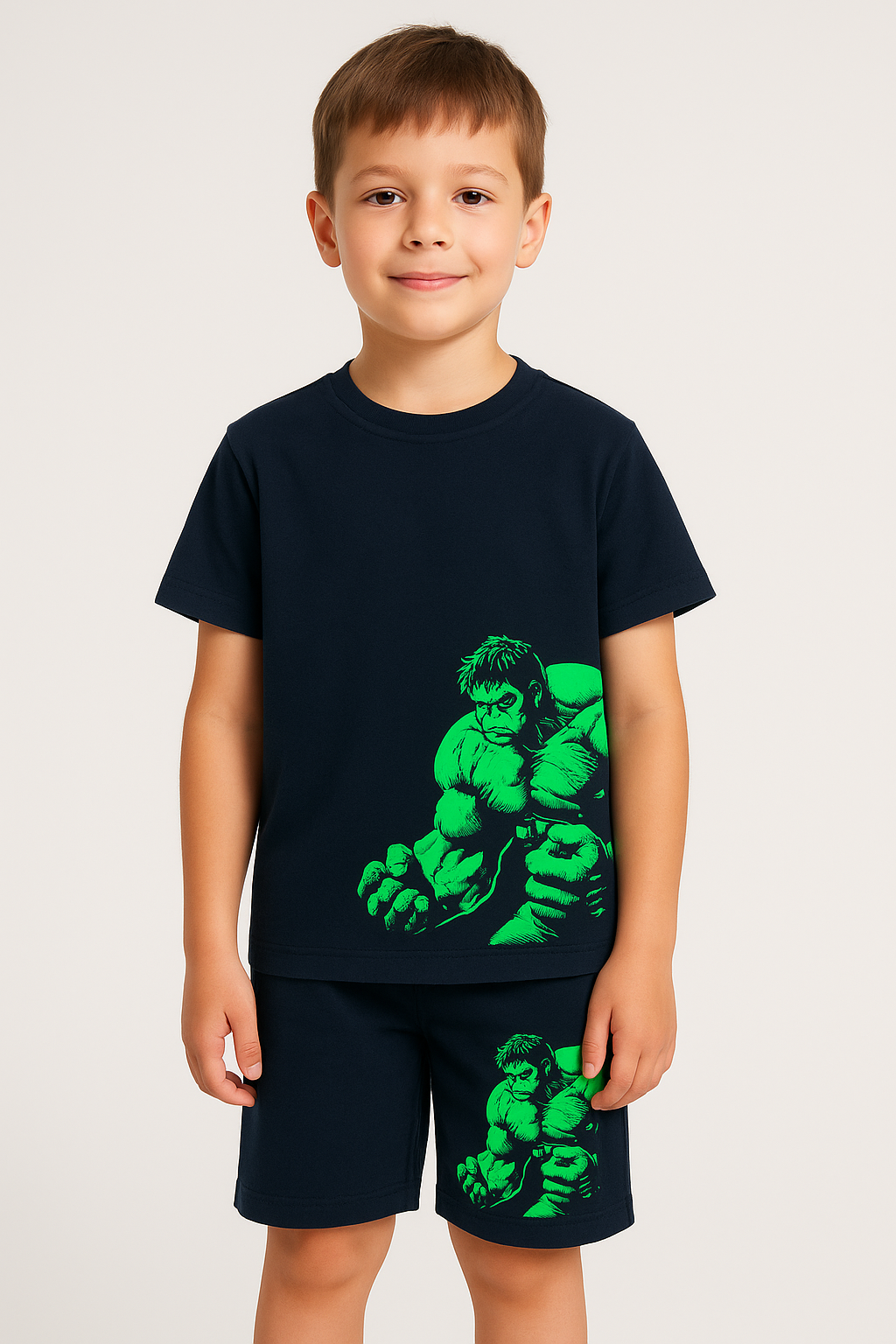 Hulk: Shirt & Short Set -SN012 - Maa Sadqay