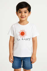 Be Happy T-Shirt -TS142 - Maa Sadqay