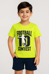 Boys FootBall T-Shirt -TS112 - Maa Sadqay