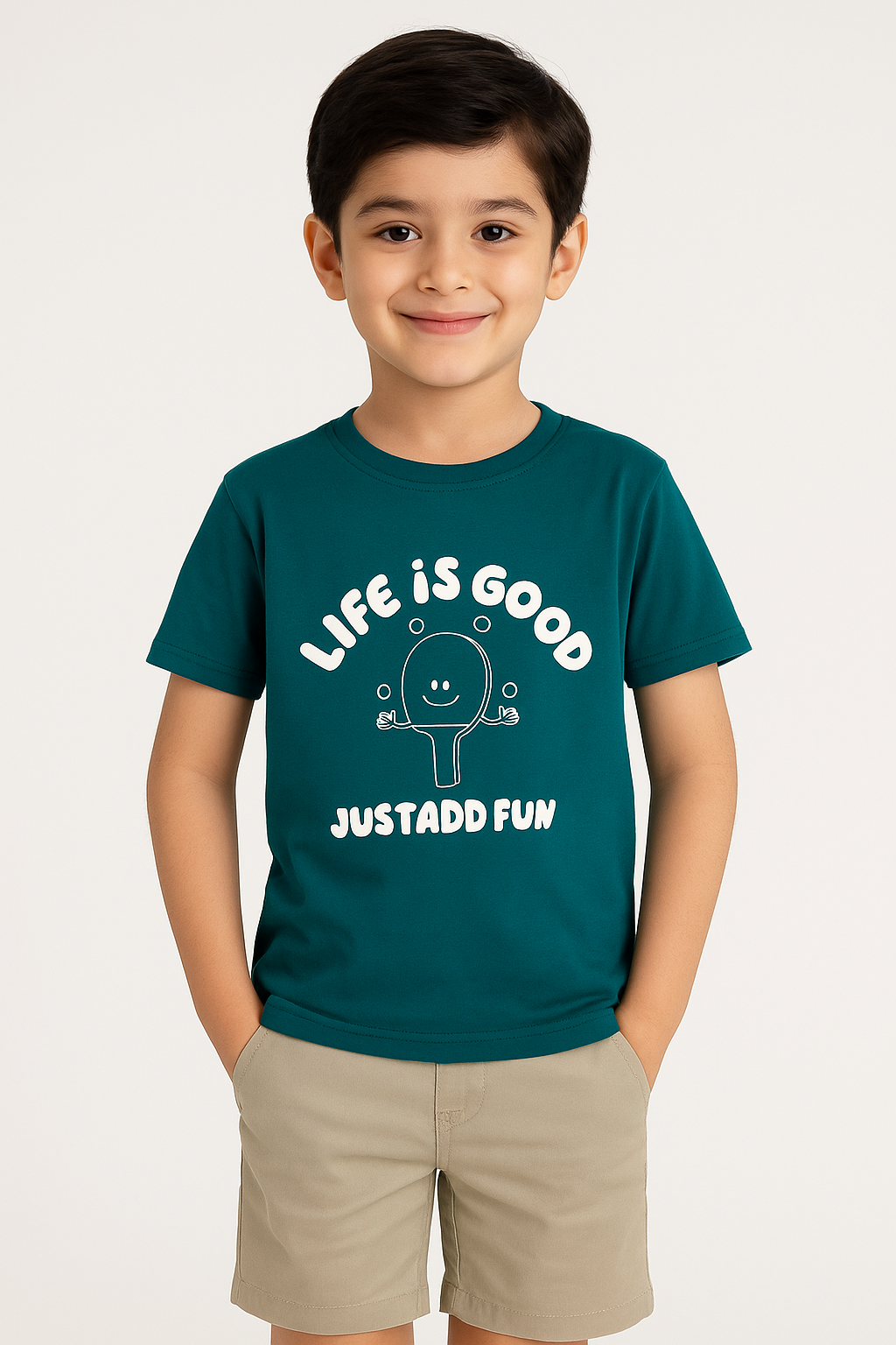 Boys T-Shirt-Life is Good -TS122 - Maa Sadqay