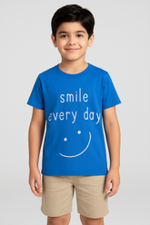 Boys T-Shirt-Smile Everyday -TS121 - Maa Sadqay