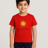 Be Happy T-Shirt -TS139 - Maa Sadqay