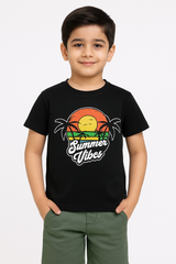 Summer Vibes T-Shirt-TS132 - Maa Sadqay