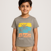Painted Palm T-Shirt-TS126 - Maa Sadqay