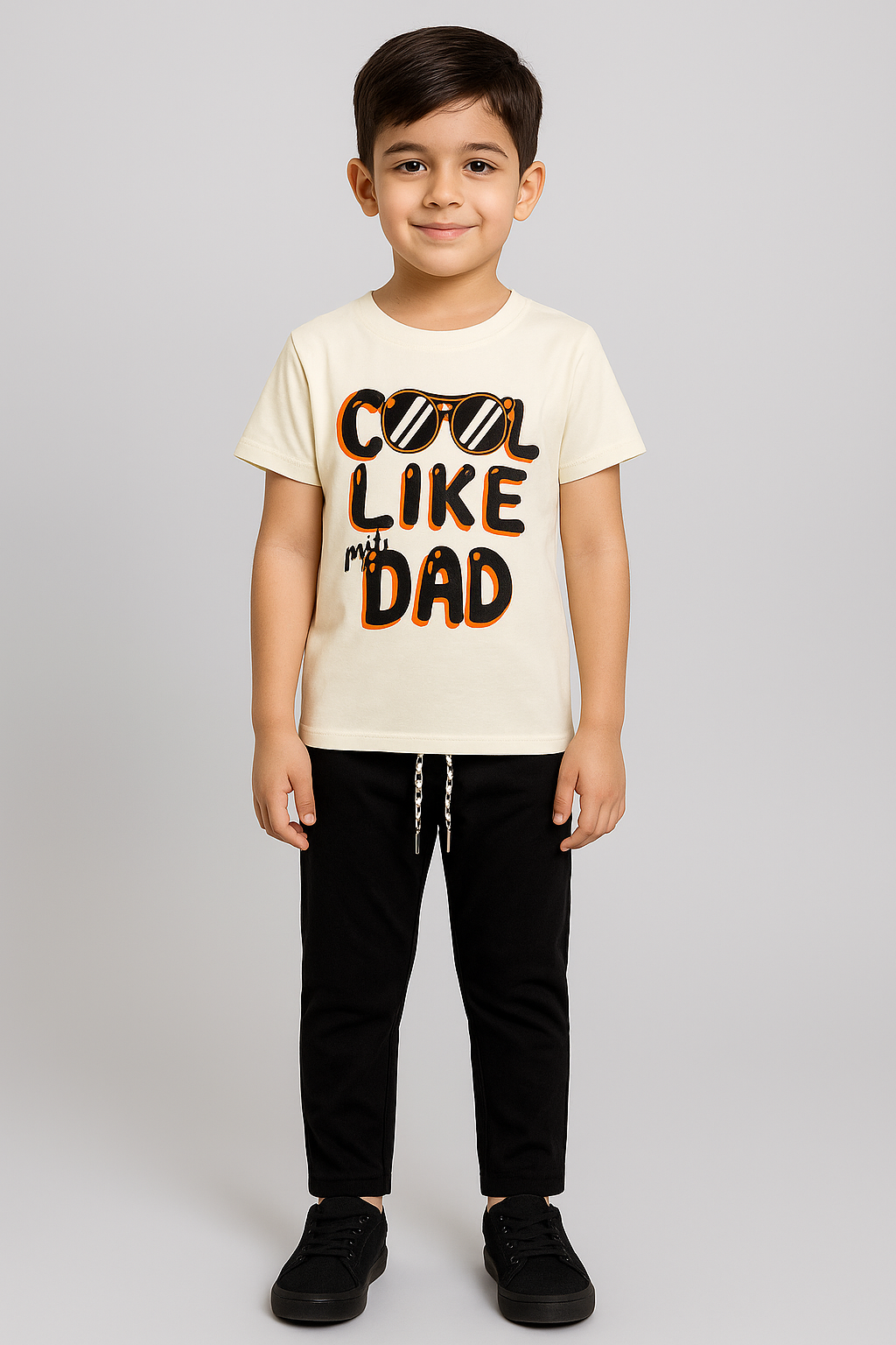 Cool Like Dad-Kids Summer Pajama Suit - PJ02
