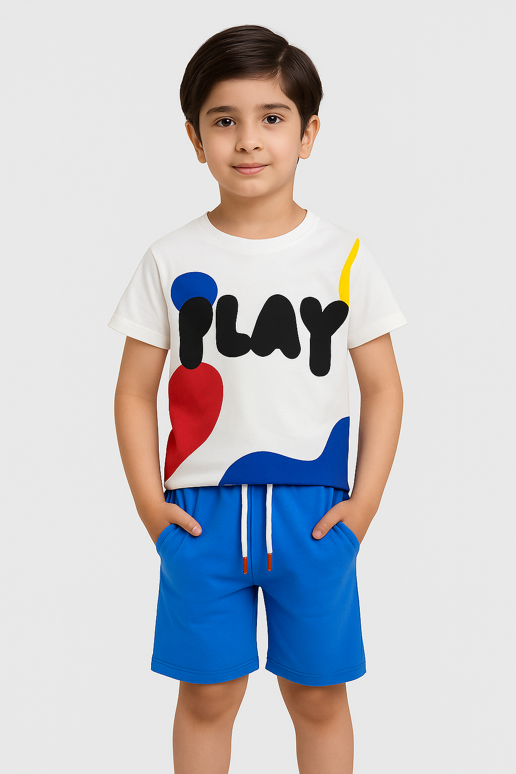 Unisex Kids Shirt & Short Set -SN016