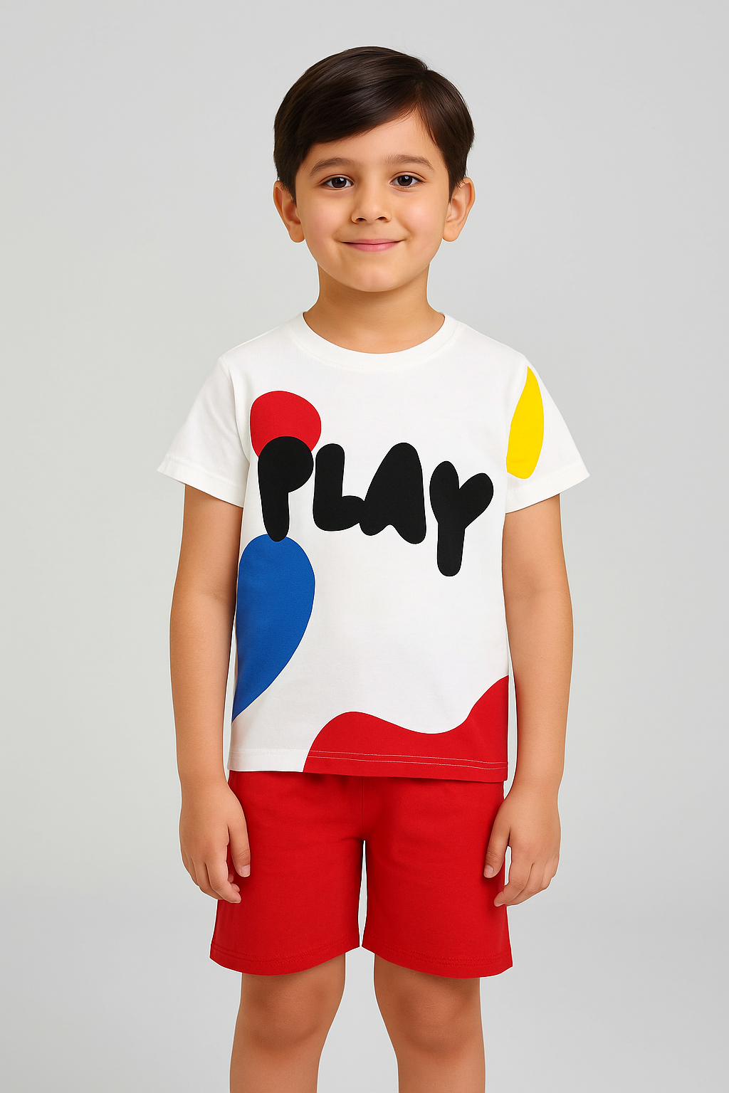 Unisex Kids Shirt & Short Set -SN017