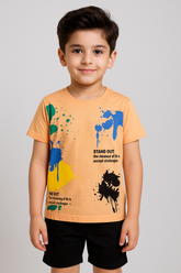 Paint Strokes T-Shirt- TS125 - Maa Sadqay