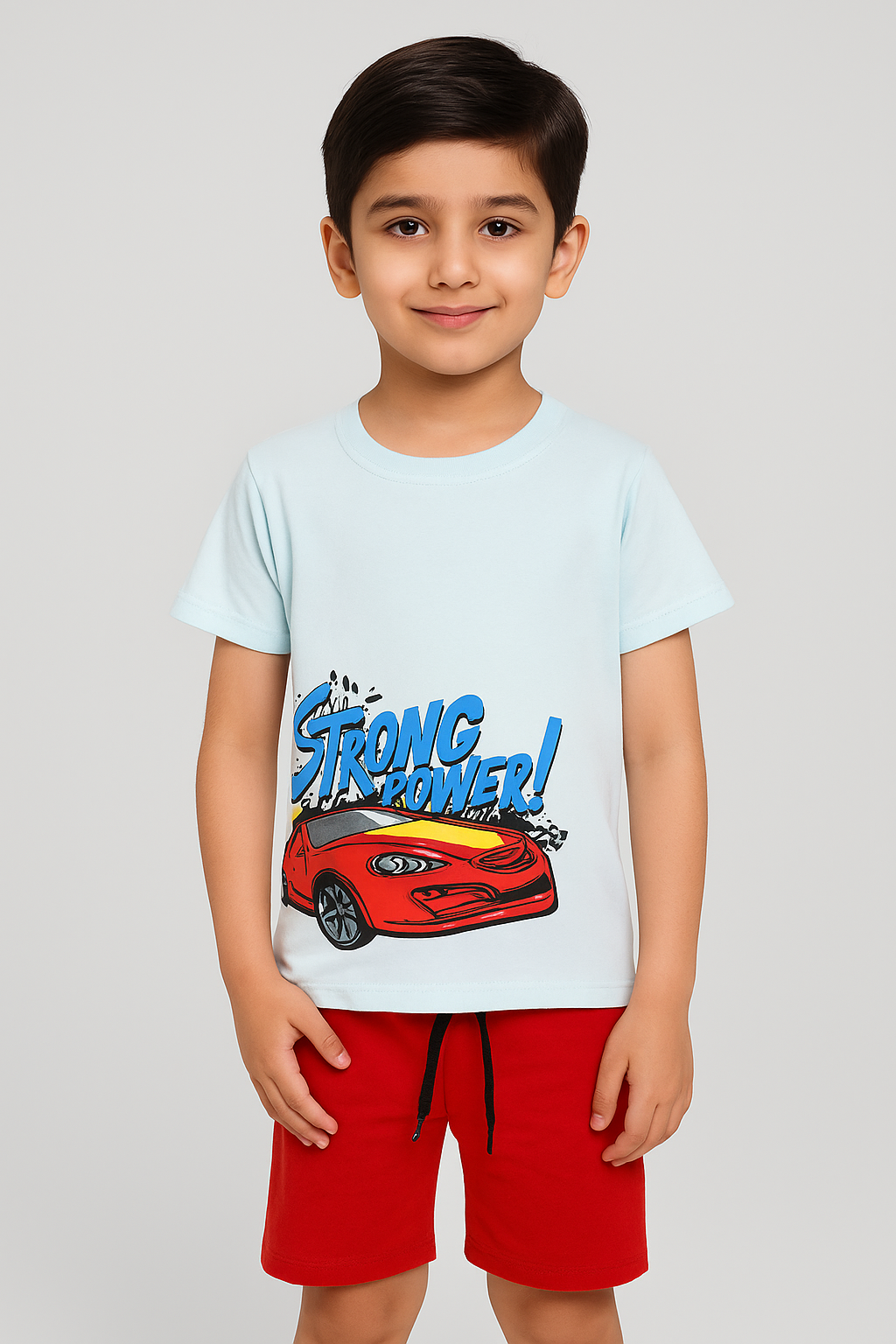 Strong Power: Shirt & Short Set -SN009