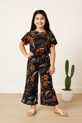 Autumn Vibes-Crop-top with Bell Bottom -CT148