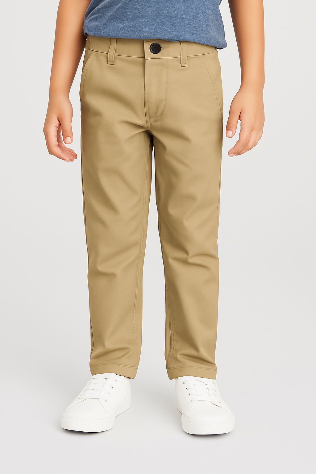 Sleek Cotton Pant-Beige - Maa Sadqay